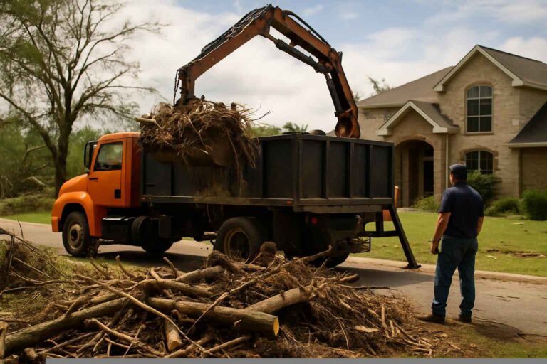 Storm Debris Removal In Cottonwood Shores Texas