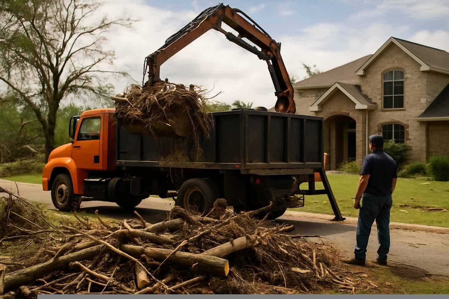Debris Removal In Cottonwood Shores Texas 1 Storm Debris Removal In Cottonwood Shores Texas