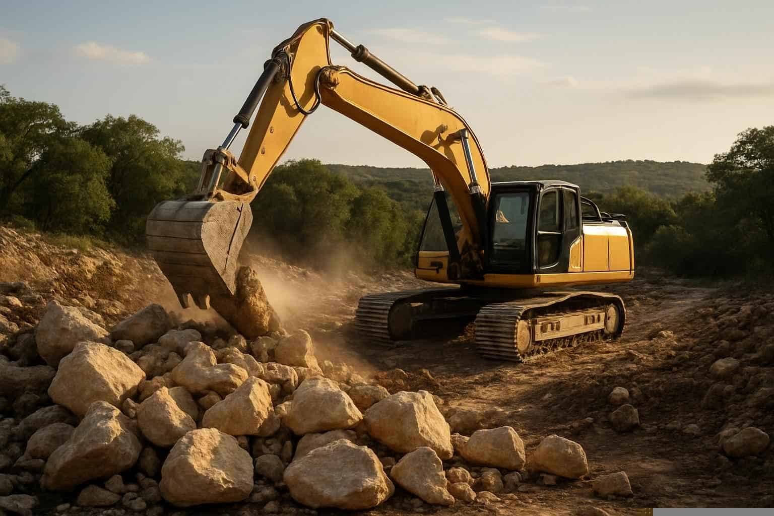 Surface Rock Removal in Fischer Texas