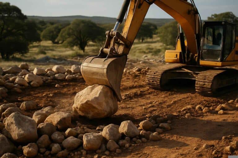 Surface Rock Removal in Mason Texas