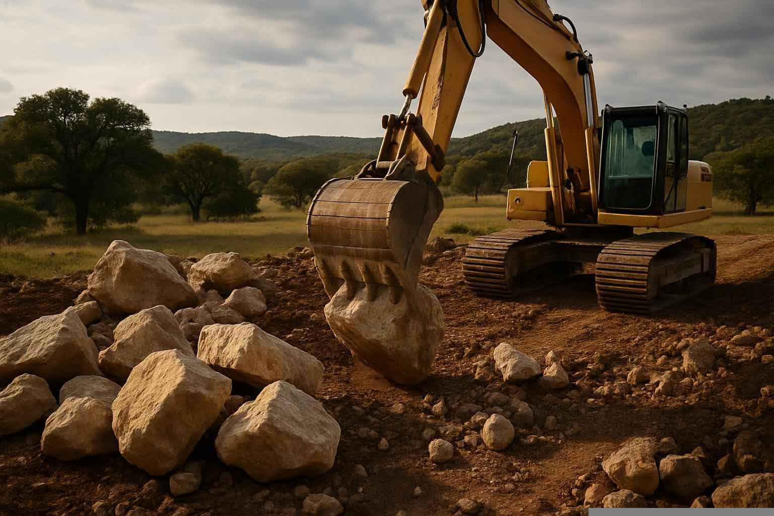 Surface Rock Removal in Medina Texas