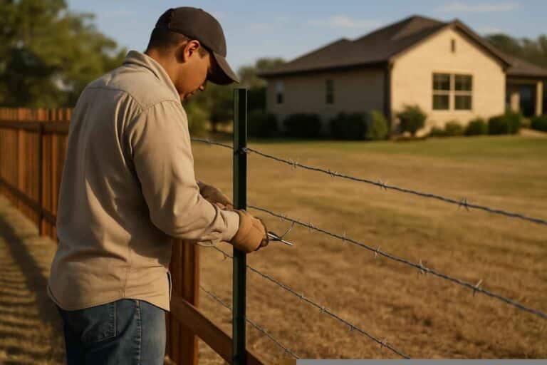 T Post Installation In Cottonwood Shores Texas