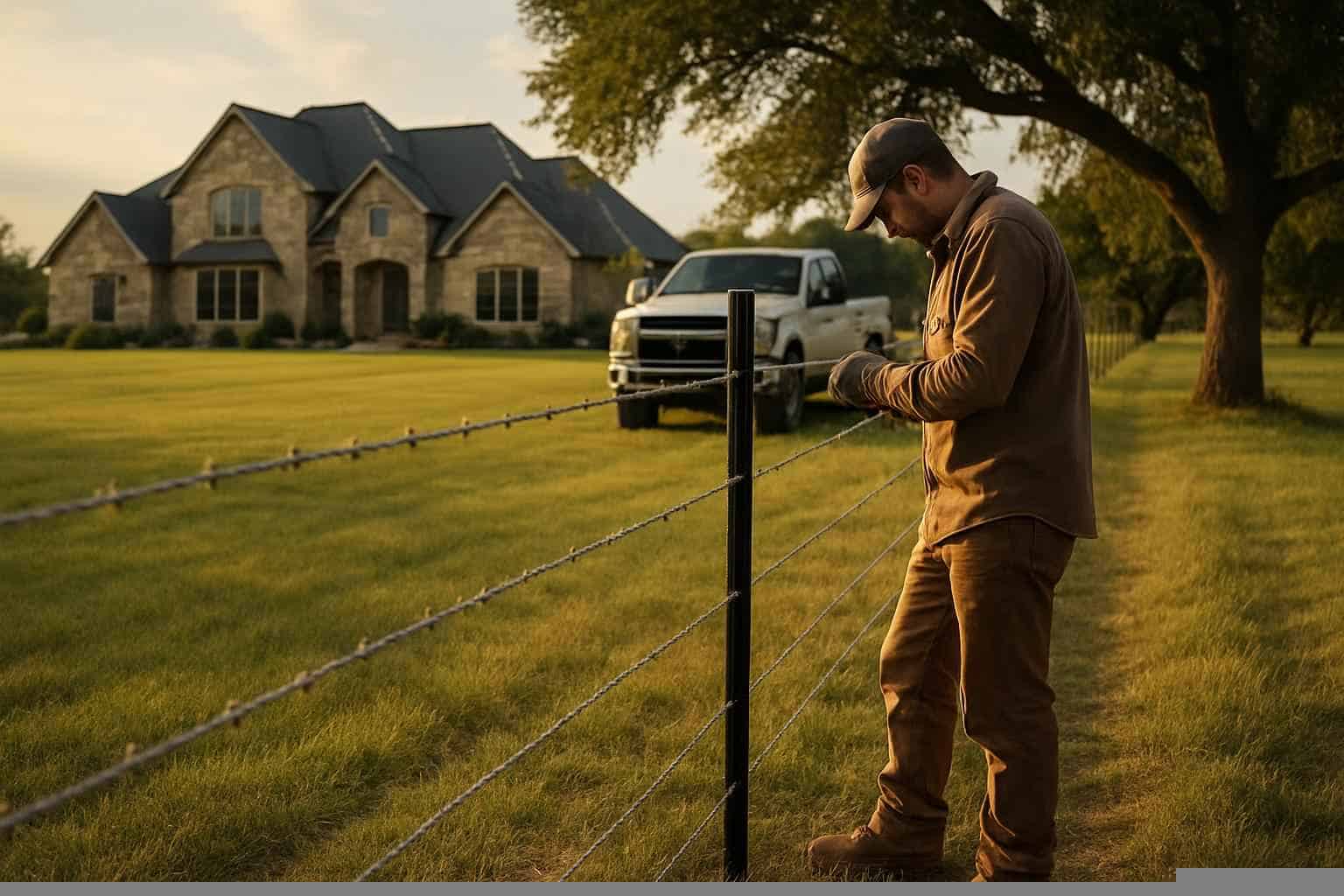 T Post Installation in Marble Falls Texas