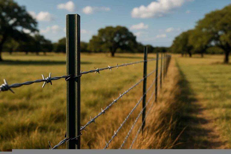 T Post Installation In Mason Texas