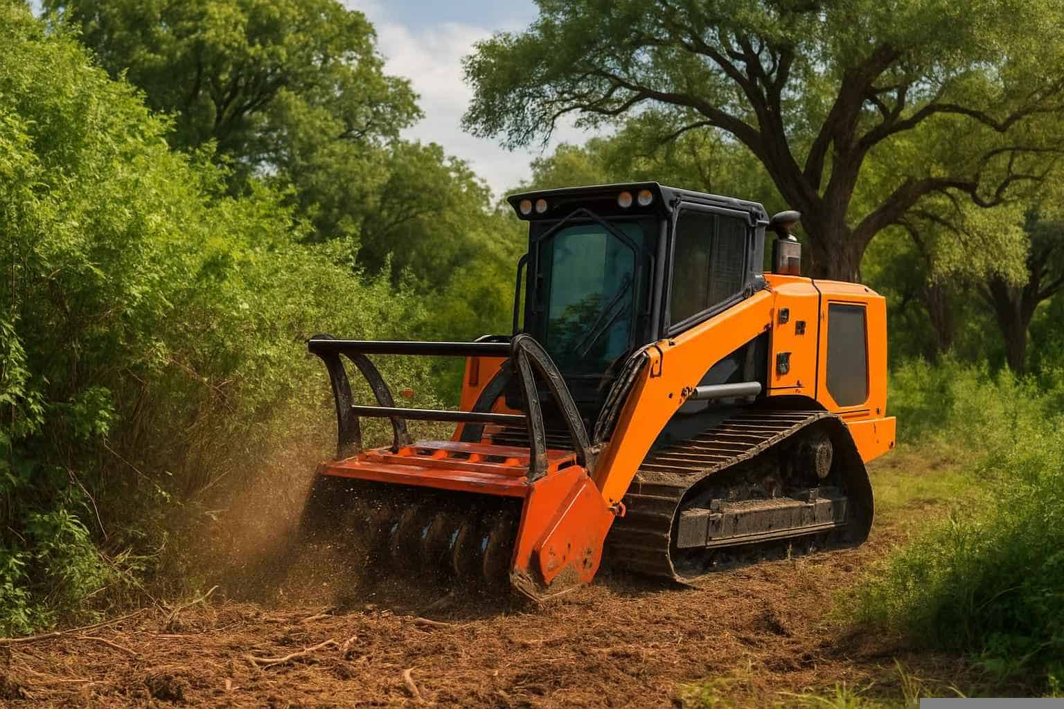 Underbrush Removal In Cottonwood Shores Texas 1 Thick Vegetation Clearing In Cottonwood Shores Texas