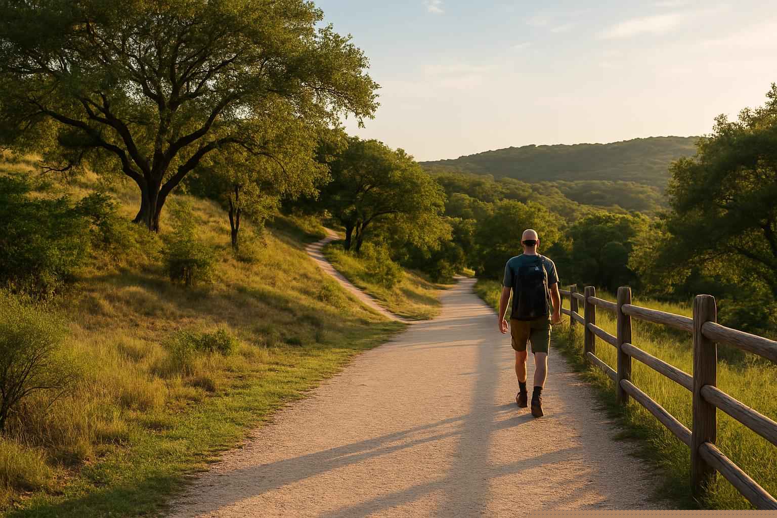 Trails and Access Paths in Medina Texas