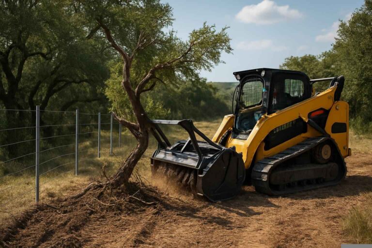Fence Line Clearing In Fischer Texas