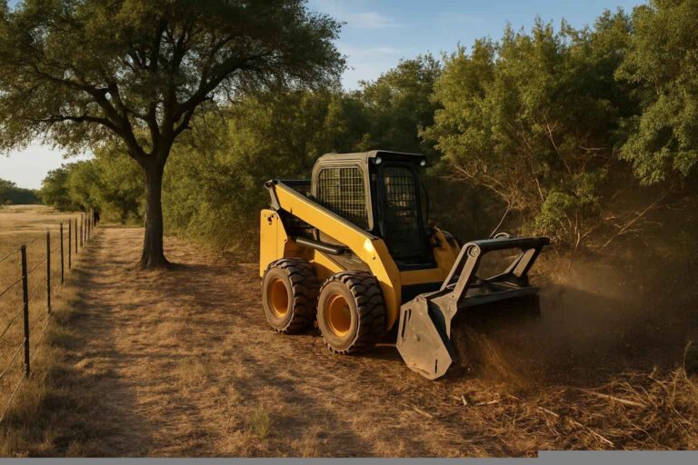 Fence Line Clearing In Mason Texas
