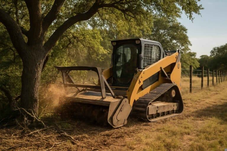 Tree And Brush Fence Clearing In Pipe Creek Texas