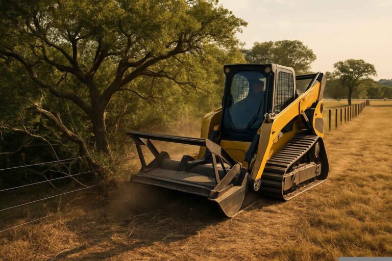 Fence Line Clearing In Pontotoc Texas