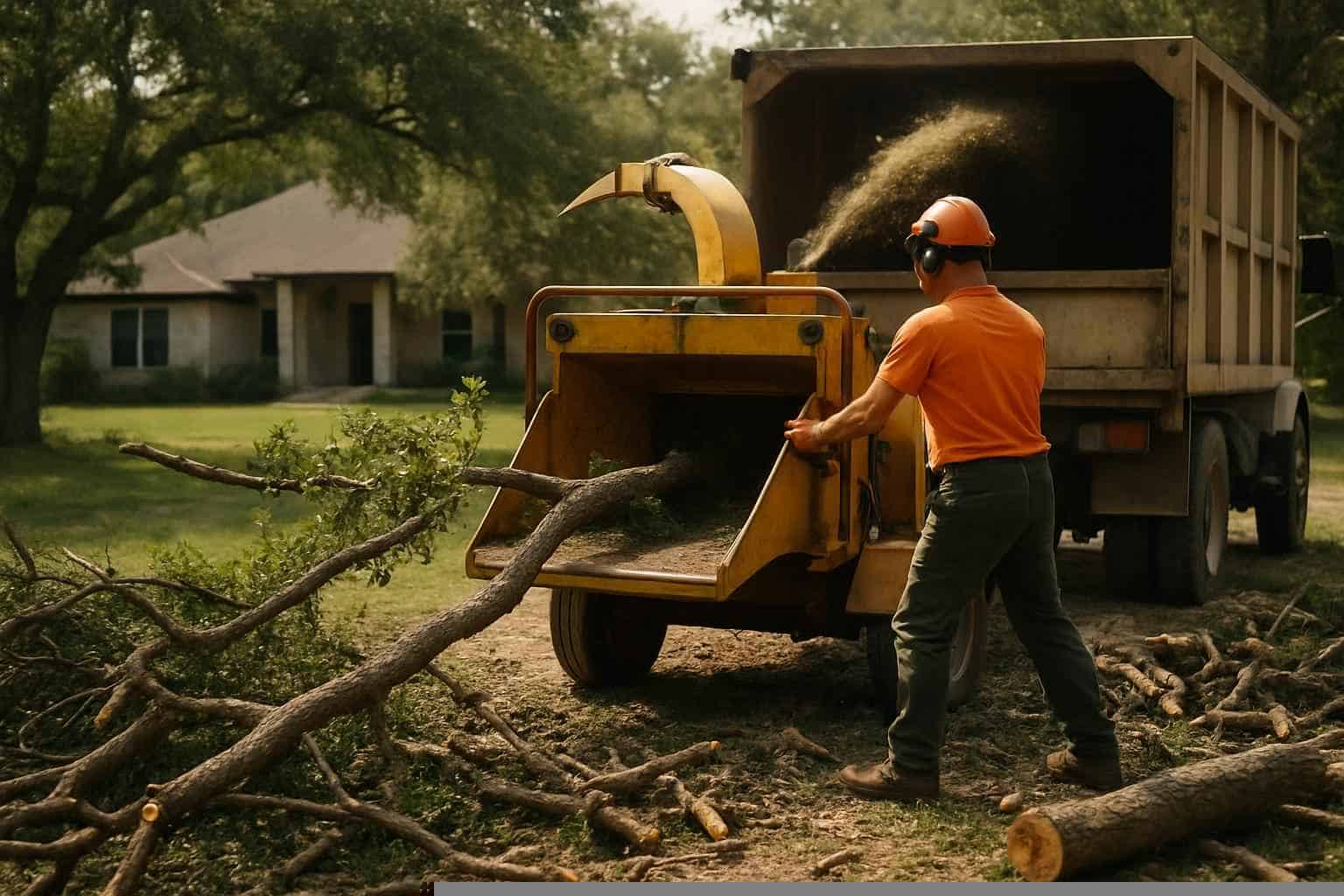 Tree Debris Removal in Fischer Texas