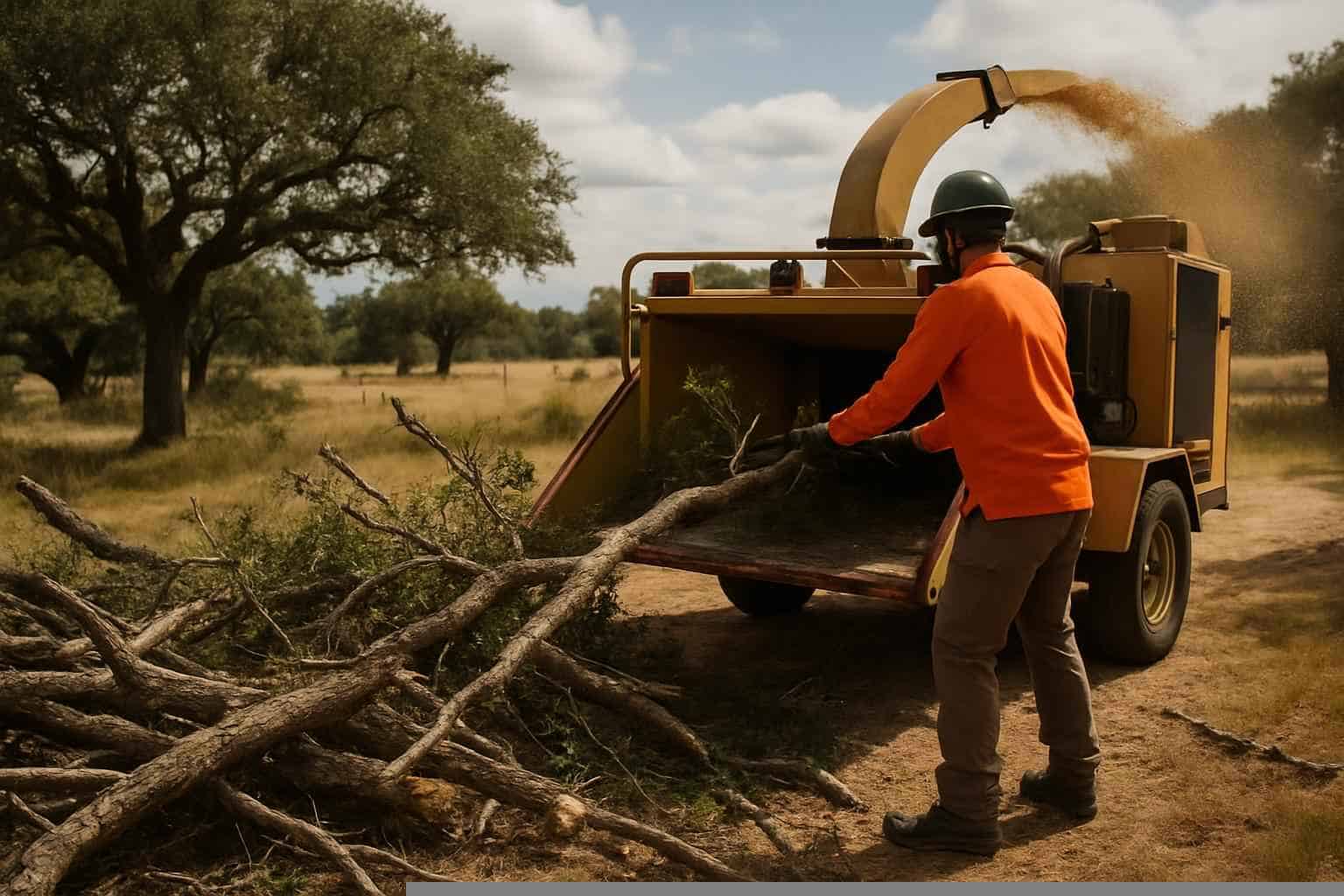 Debris Removal In Pontotoc Texas 2 Tree Debris Removal in Pontotoc Texas