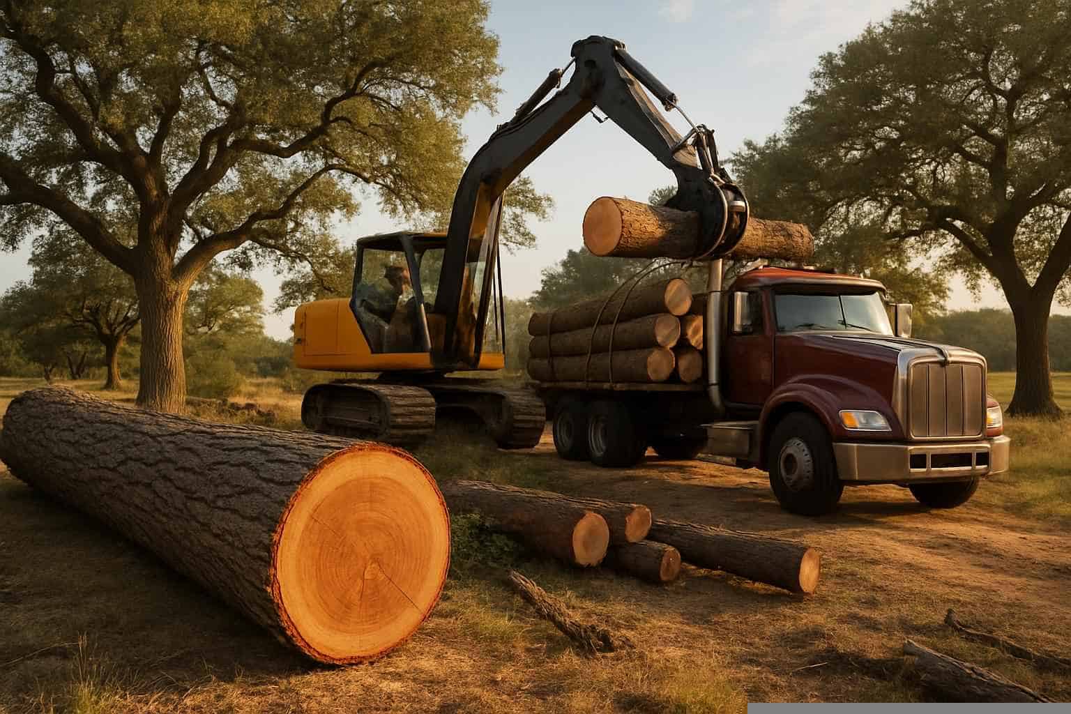 Tree Felling and Hauling in Pontotoc Texas