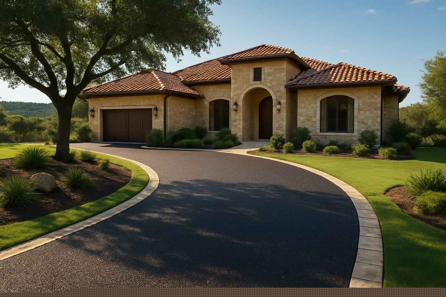 Chip And Seal In Marble Falls Texas 3 Two Course Chip Seal in Marble Falls Texas