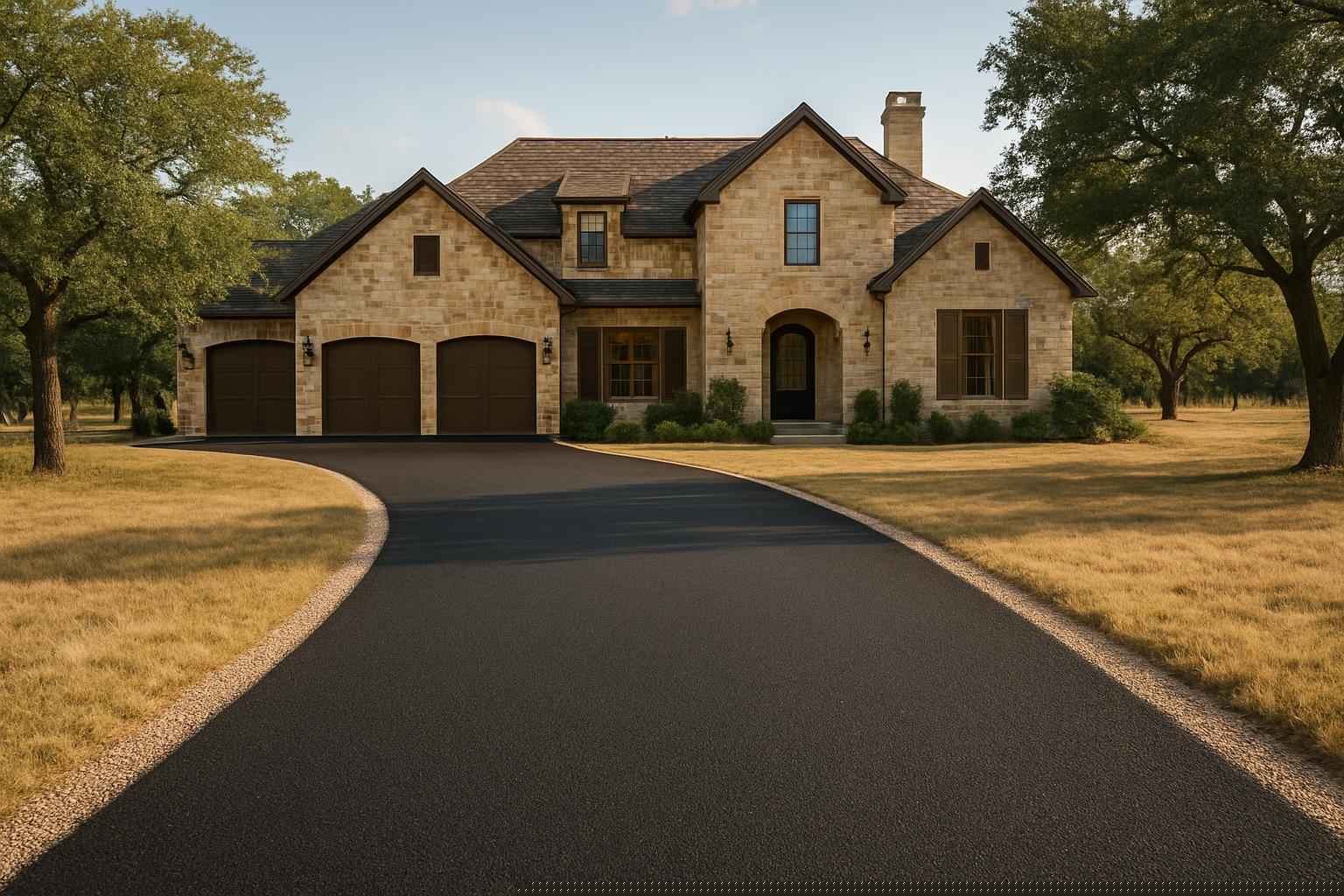 Two Course Chip Seal in Pontotoc Texas