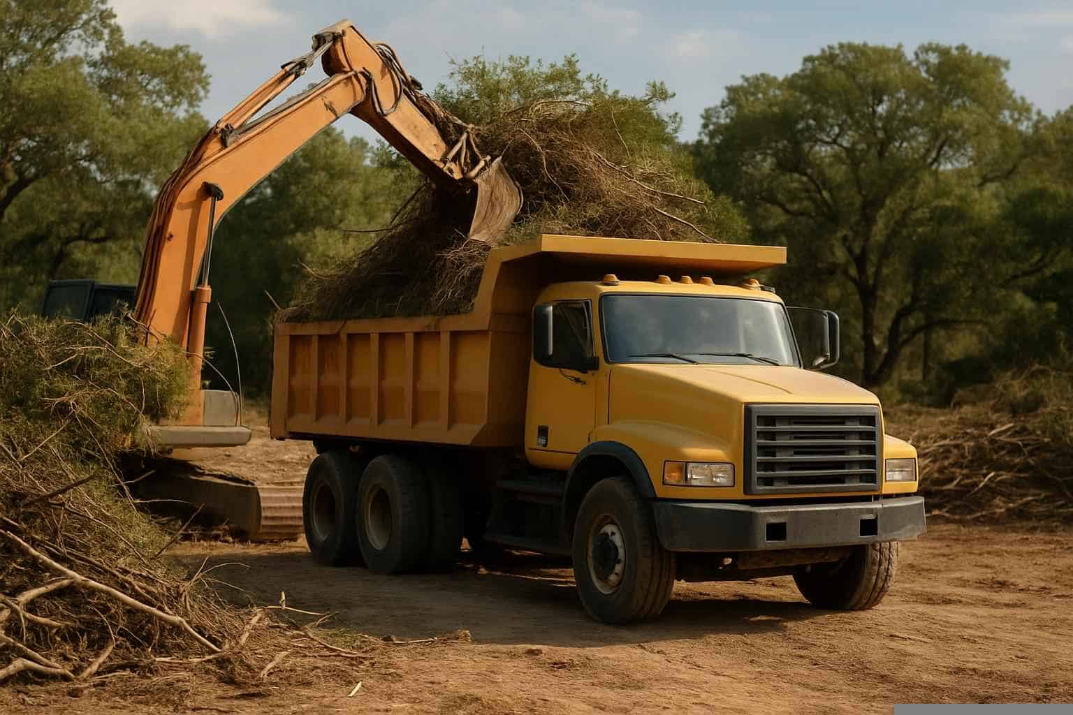 Underbrush Haul Off in Fischer Texas