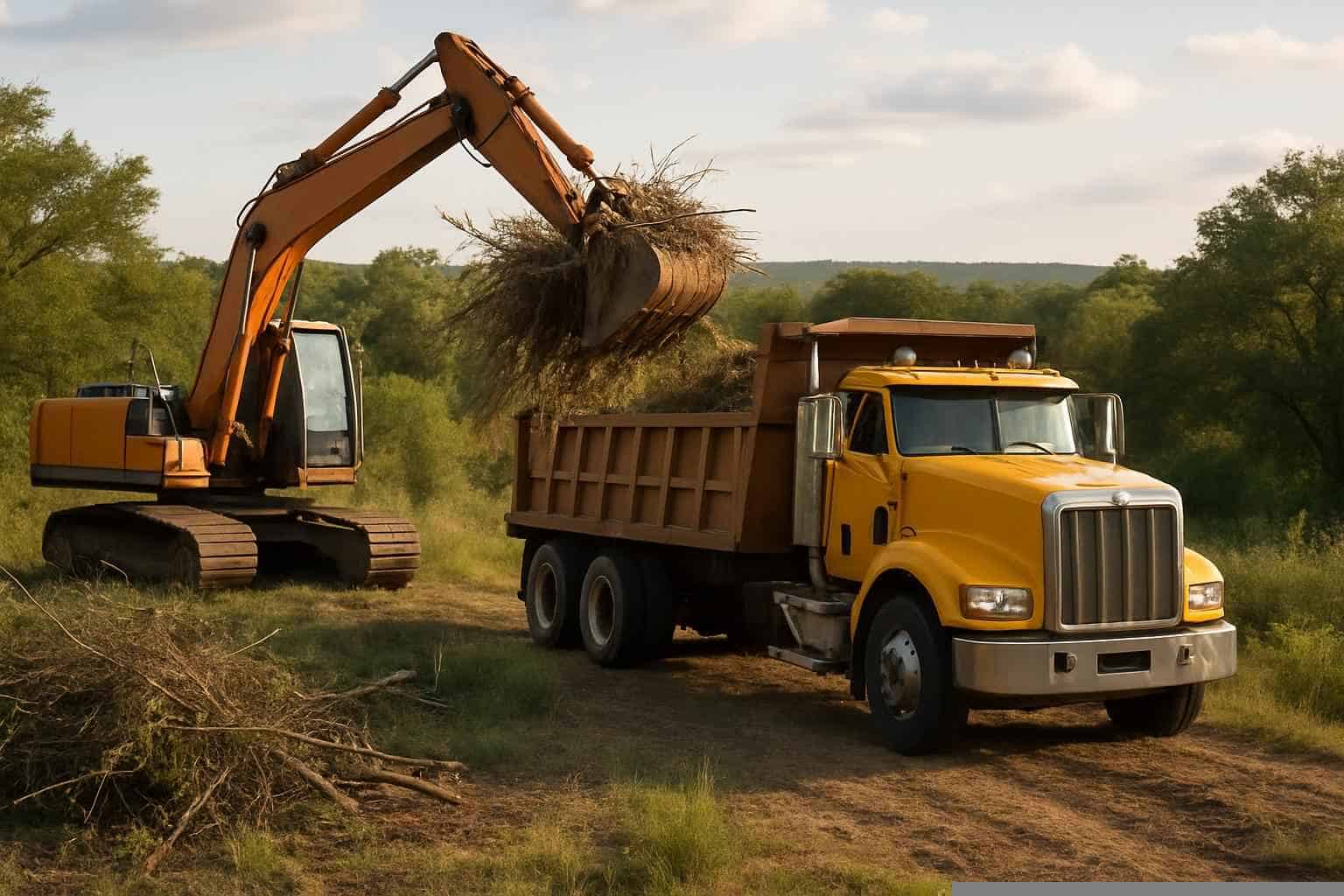 Underbrush Haul Off in Marble Falls Texas