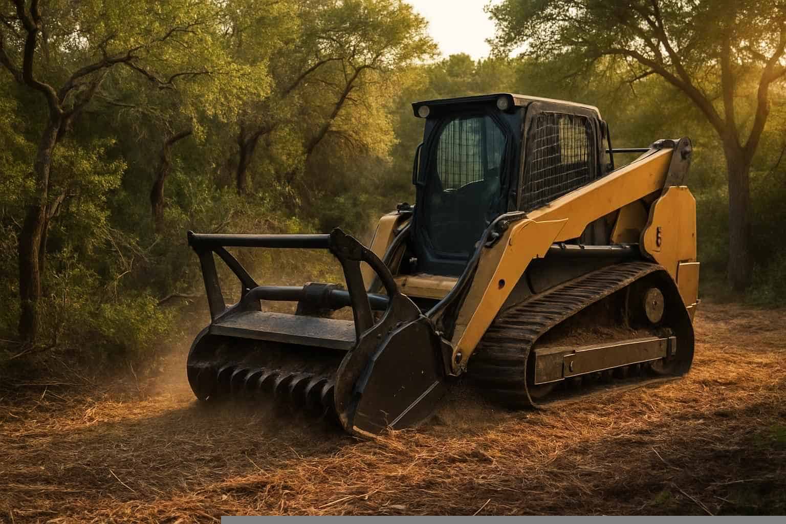 Underbrush Mulching in Burnet Texas
