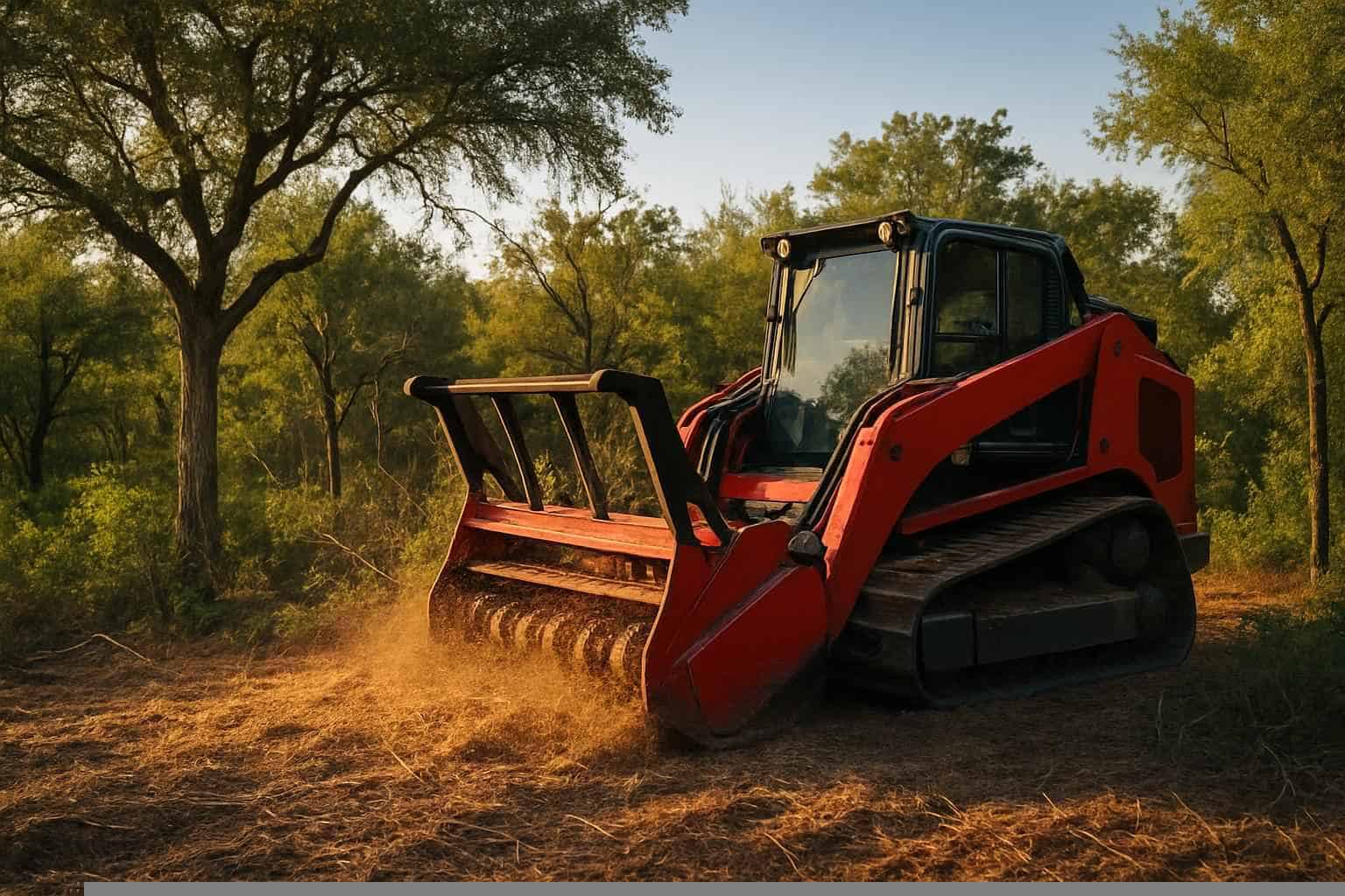 Underbrush Mulching in Marble Falls Texas