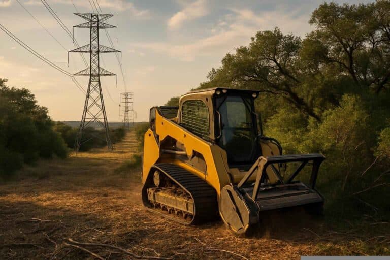 Utility ROW Clearing In Cottonwood Shores Texas