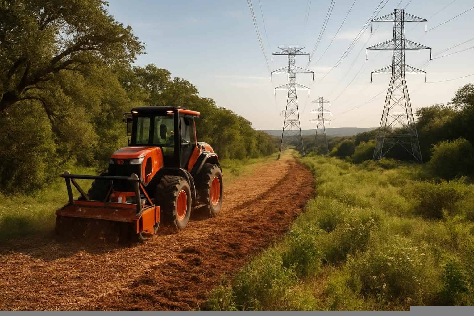 Right Of Way Clearing In Burnet Texas 4 Vegetation Control ROW in Burnet Texas