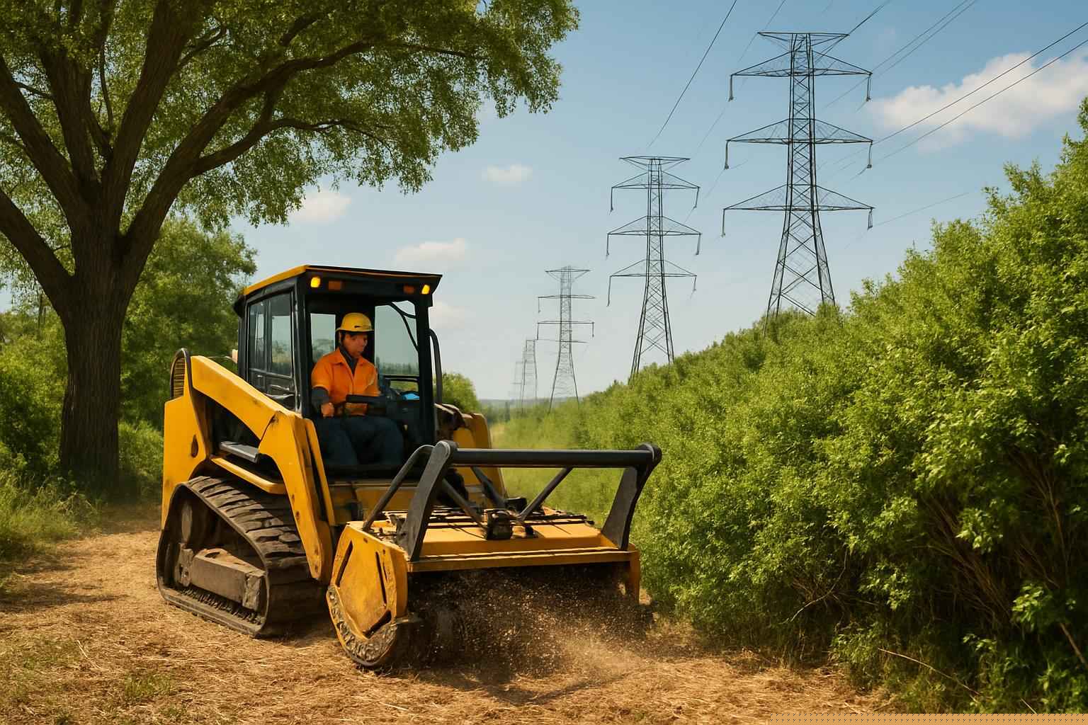 Vegetation Control ROW In Cottonwood Shores Texas