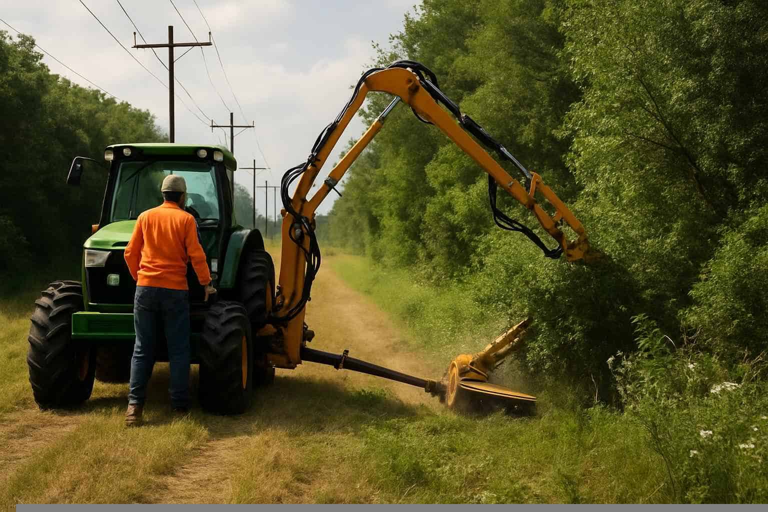 Vegetation Control ROW In Fischer Texas