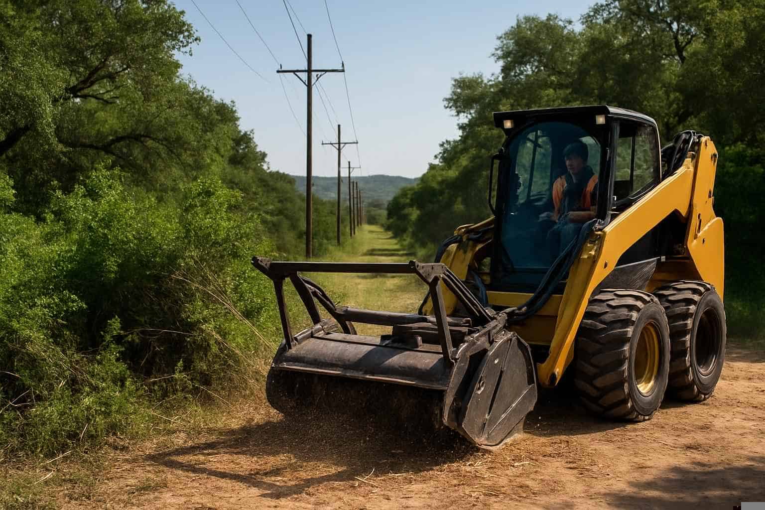 Vegetation Control ROW in Marble Falls Texas